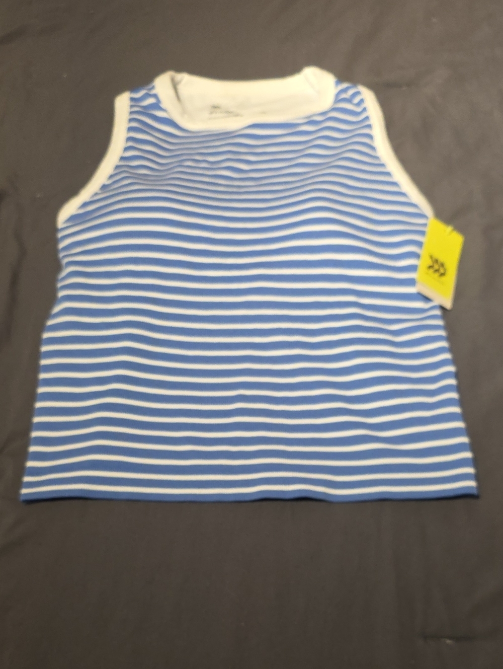 all in motion Blue & White Striped Tank Top